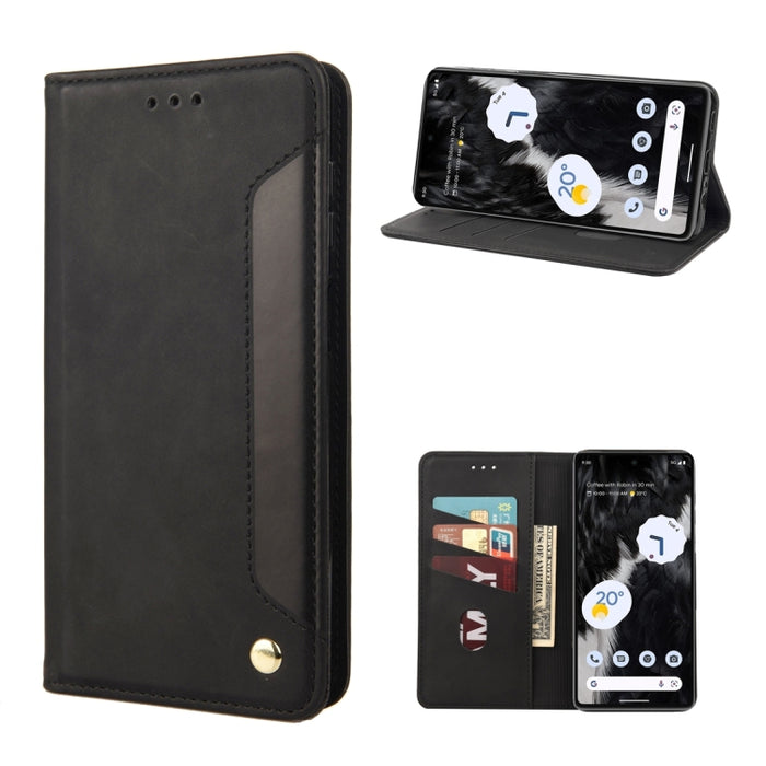 Estuche para teléfono de cuero con empalme de sensación de piel, For Samsung Galaxy A14 5G, For Xiaomi 12T / 12T Pro / Redmi K50 Ultra, For Google Pixel 7 5G, For Google Pixel 7 Pro 5G