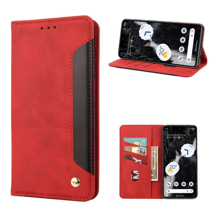 Estuche para teléfono de cuero con empalme de sensación de piel, For Samsung Galaxy A14 5G, For Xiaomi 12T / 12T Pro / Redmi K50 Ultra, For Google Pixel 7 5G, For Google Pixel 7 Pro 5G