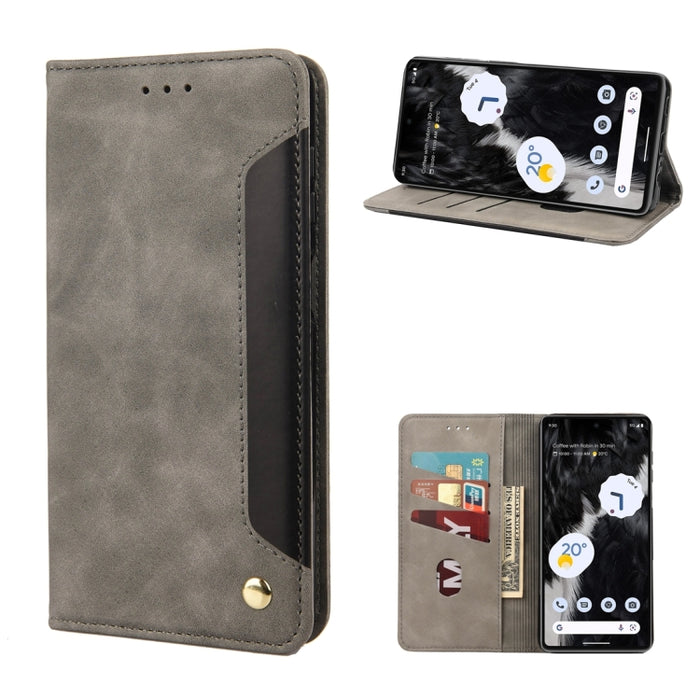 Estuche para teléfono de cuero con empalme de sensación de piel, For Samsung Galaxy A14 5G, For Xiaomi 12T / 12T Pro / Redmi K50 Ultra, For Google Pixel 7 5G, For Google Pixel 7 Pro 5G