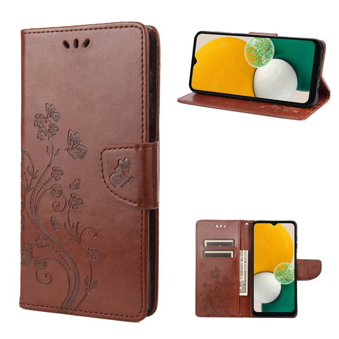 Estuche para teléfono con tapa de cuero con estampado de flores de mariposa, For Samsung Galaxy A14 5G, For Xiaomi 12T / 12T Pro / Redmi K50 Ultra, For Google Pixel 7 5G, For Google Pixel 7 Pro 5G
