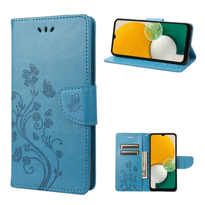 Estuche para teléfono con tapa de cuero con estampado de flores de mariposa, For Samsung Galaxy A14 5G, For Xiaomi 12T / 12T Pro / Redmi K50 Ultra, For Google Pixel 7 5G, For Google Pixel 7 Pro 5G