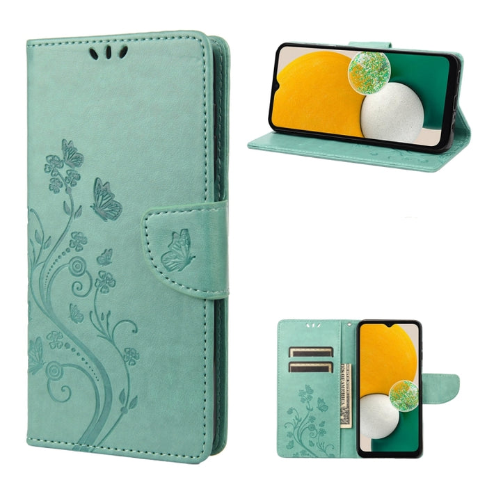 Estuche para teléfono con tapa de cuero con estampado de flores de mariposa, For Samsung Galaxy A14 5G, For Xiaomi 12T / 12T Pro / Redmi K50 Ultra, For Google Pixel 7 5G, For Google Pixel 7 Pro 5G