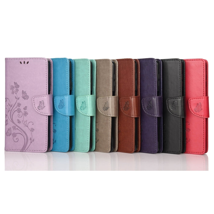 Estuche para teléfono con tapa de cuero con estampado de flores de mariposa, For Samsung Galaxy A14 5G, For Xiaomi 12T / 12T Pro / Redmi K50 Ultra, For Google Pixel 7 5G, For Google Pixel 7 Pro 5G