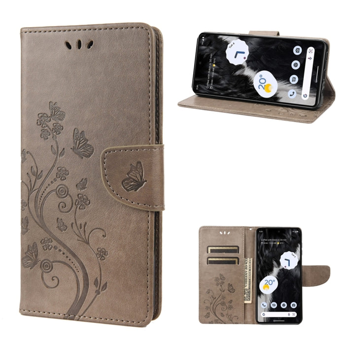 Estuche para teléfono con tapa de cuero con estampado de flores de mariposa, For Samsung Galaxy A14 5G, For Xiaomi 12T / 12T Pro / Redmi K50 Ultra, For Google Pixel 7 5G, For Google Pixel 7 Pro 5G