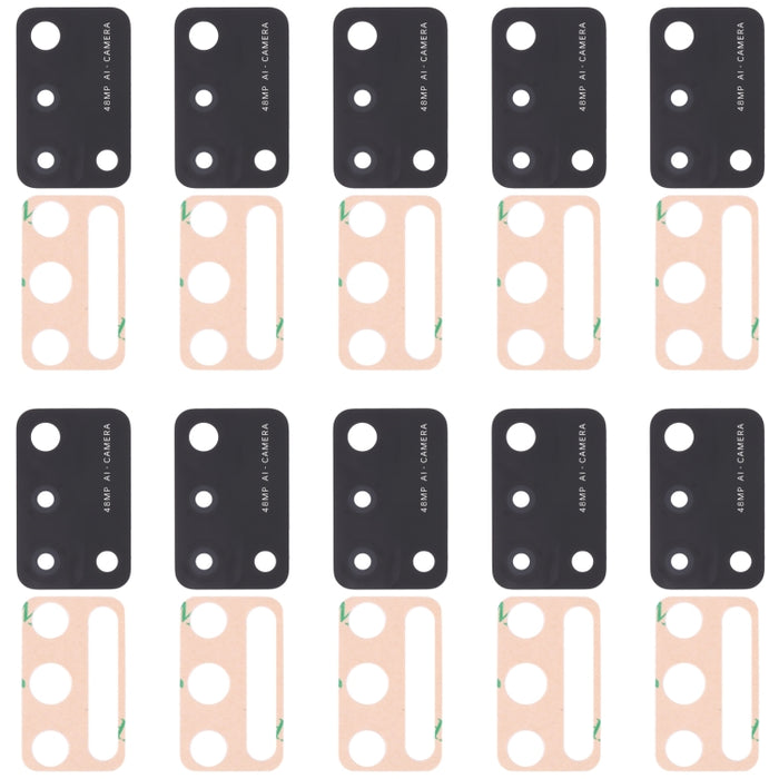 Lente de cámara trasera de 10 piezas, For Xiaomi Redmi Note 11SE, For Xiaomi Poco F4 GT, For Xiaomi Redmi K40S/Poco F4, For Xiaomi Redmi Note 11E/Redmi 10 5G/Redmi 11 Prime 5G, For Xiaomi Black Shark 4S/Black Shark 4S Pro, For OPPO Reno7 5G/Reno7 5G Ch...