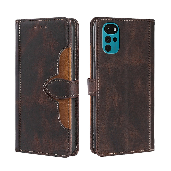 Estuche para teléfono de cuero con hebilla magnética y sensación de piel, For Motorola Moto E32 India/E22s 4G Global, For OPPO A17, For OPPO K10x 5G, For Realme C33 4G, For vivo V25 5G/V25e 5G, For vivo Y16 4G/Y02s 4G, For vivo Y55 4G                  ...