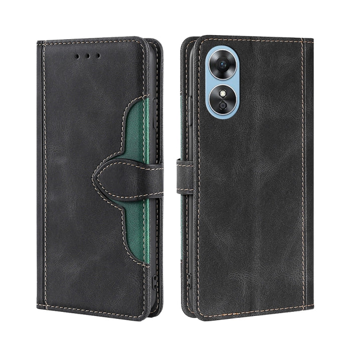 Estuche para teléfono de cuero con hebilla magnética y sensación de piel, For Motorola Moto E32 India/E22s 4G Global, For OPPO A17, For OPPO K10x 5G, For Realme C33 4G, For vivo V25 5G/V25e 5G, For vivo Y16 4G/Y02s 4G, For vivo Y55 4G                  ...