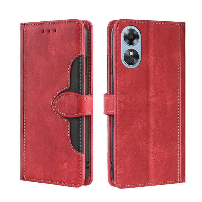 Estuche para teléfono de cuero con hebilla magnética y sensación de piel, For Motorola Moto E32 India/E22s 4G Global, For OPPO A17, For OPPO K10x 5G, For Realme C33 4G, For vivo V25 5G/V25e 5G, For vivo Y16 4G/Y02s 4G, For vivo Y55 4G                  ...