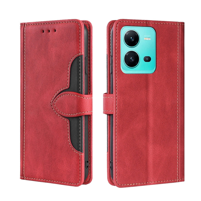 Estuche para teléfono de cuero con hebilla magnética y sensación de piel, For Motorola Moto E32 India/E22s 4G Global, For OPPO A17, For OPPO K10x 5G, For Realme C33 4G, For vivo V25 5G/V25e 5G, For vivo Y16 4G/Y02s 4G, For vivo Y55 4G                  ...