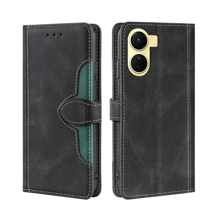 Estuche para teléfono de cuero con hebilla magnética y sensación de piel, For Motorola Moto E32 India/E22s 4G Global, For OPPO A17, For OPPO K10x 5G, For Realme C33 4G, For vivo V25 5G/V25e 5G, For vivo Y16 4G/Y02s 4G, For vivo Y55 4G                  ...