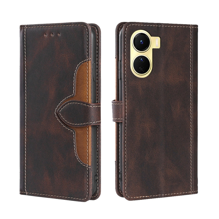 Estuche para teléfono de cuero con hebilla magnética y sensación de piel, For Motorola Moto E32 India/E22s 4G Global, For OPPO A17, For OPPO K10x 5G, For Realme C33 4G, For vivo V25 5G/V25e 5G, For vivo Y16 4G/Y02s 4G, For vivo Y55 4G                  ...