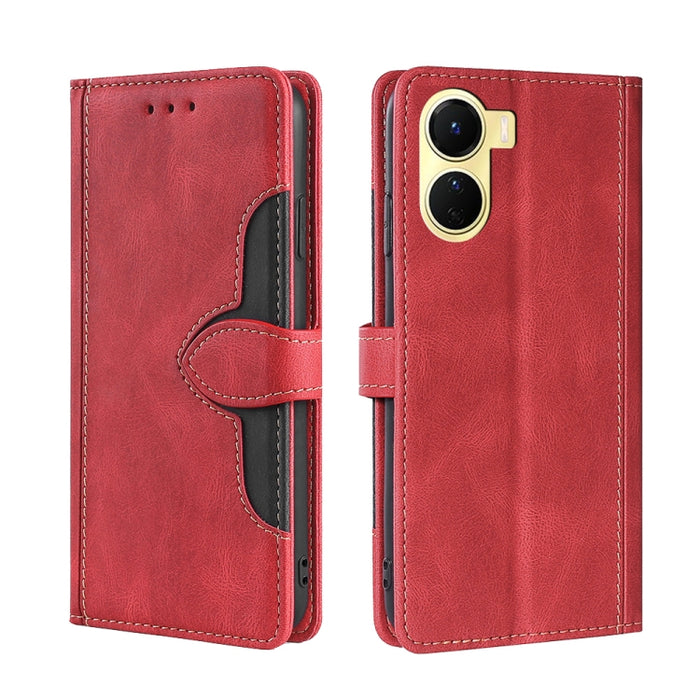 Estuche para teléfono de cuero con hebilla magnética y sensación de piel, For Motorola Moto E32 India/E22s 4G Global, For OPPO A17, For OPPO K10x 5G, For Realme C33 4G, For vivo V25 5G/V25e 5G, For vivo Y16 4G/Y02s 4G, For vivo Y55 4G                  ...