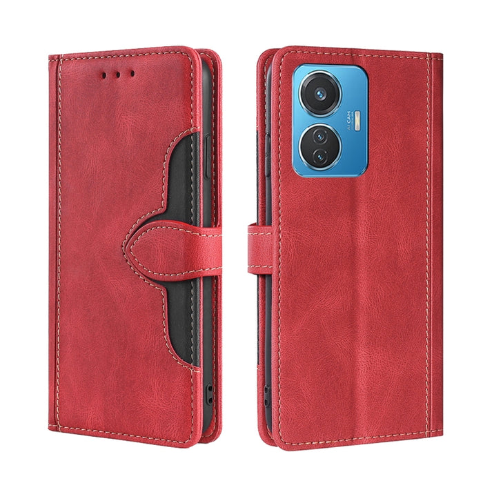 Estuche para teléfono de cuero con hebilla magnética y sensación de piel, For Motorola Moto E32 India/E22s 4G Global, For OPPO A17, For OPPO K10x 5G, For Realme C33 4G, For vivo V25 5G/V25e 5G, For vivo Y16 4G/Y02s 4G, For vivo Y55 4G                  ...