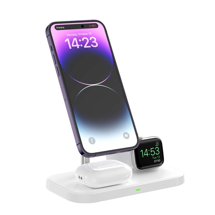 WA22 3 en 1 soporte magnético para teléfono con cargador inalámbrico