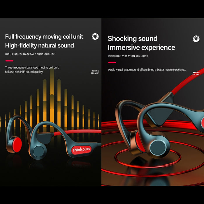 Lenovo X3 Pro Bone Conduction Wireless Bluetooth 5.3 Auriculares deportivos con micrófono