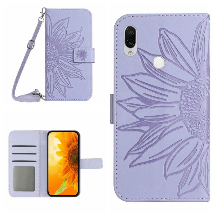 Skin Feel Sun Flower Pattern Flip Funda de cuero para teléfono con cordón, For Xiaomi Redmi A1+, For Xiaomi Redmi K30 Pro / Poco F2 Pro, For Xiaomi Redmi K40 / K40 Pro / Poco F3 / F3 Pro / 11i / 11X / 11X Pro, For Xiaomi Redmi K40 / K40 Pro /          ...