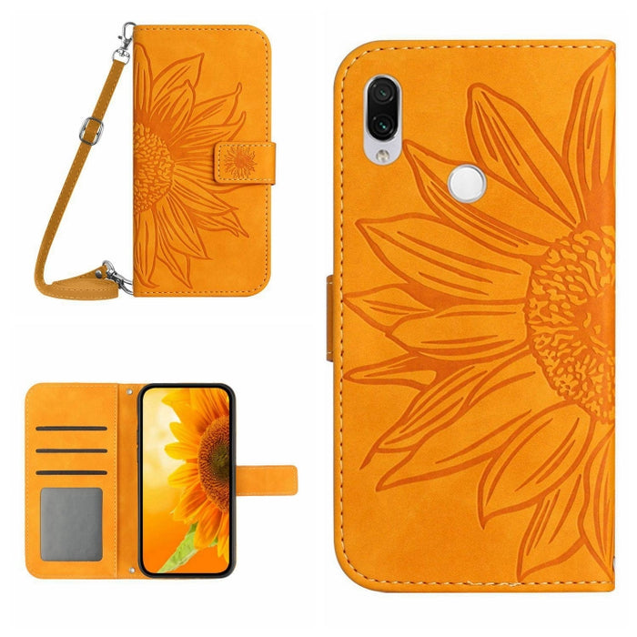 Skin Feel Sun Flower Pattern Flip Funda de cuero para teléfono con cordón, For Xiaomi Redmi A1+, For Xiaomi Redmi K30 Pro / Poco F2 Pro, For Xiaomi Redmi K40 / K40 Pro / Poco F3 / F3 Pro / 11i / 11X / 11X Pro, For Xiaomi Redmi K40 / K40 Pro /          ...