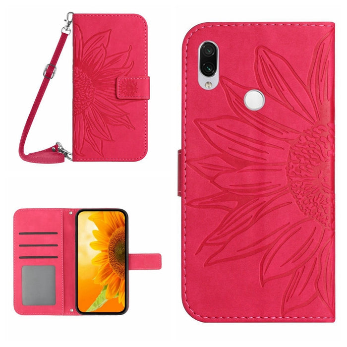 Skin Feel Sun Flower Pattern Flip Funda de cuero para teléfono con cordón, For Xiaomi Redmi A1+, For Xiaomi Redmi K30 Pro / Poco F2 Pro, For Xiaomi Redmi K40 / K40 Pro / Poco F3 / F3 Pro / 11i / 11X / 11X Pro, For Xiaomi Redmi K40 / K40 Pro /          ...