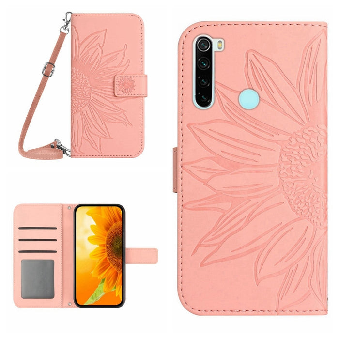 Skin Feel Sun Flower Pattern Flip Funda de cuero para teléfono con cordón, For Xiaomi Redmi A1+, For Xiaomi Redmi K30 Pro / Poco F2 Pro, For Xiaomi Redmi K40 / K40 Pro / Poco F3 / F3 Pro / 11i / 11X / 11X Pro, For Xiaomi Redmi K40 / K40 Pro /          ...