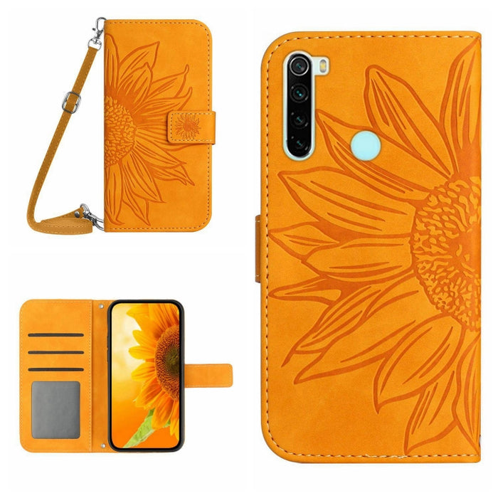 Skin Feel Sun Flower Pattern Flip Funda de cuero para teléfono con cordón, For Xiaomi Redmi A1+, For Xiaomi Redmi K30 Pro / Poco F2 Pro, For Xiaomi Redmi K40 / K40 Pro / Poco F3 / F3 Pro / 11i / 11X / 11X Pro, For Xiaomi Redmi K40 / K40 Pro /          ...