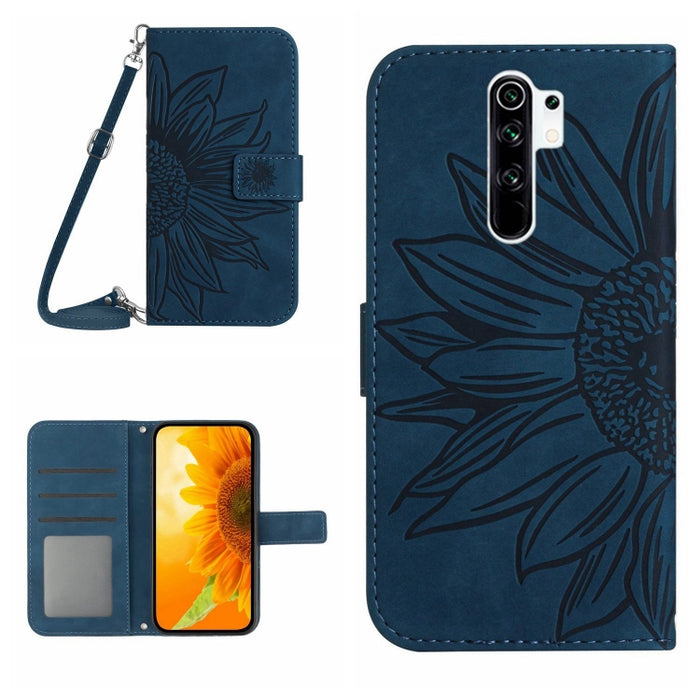 Skin Feel Sun Flower Pattern Flip Funda de cuero para teléfono con cordón, For Xiaomi Redmi A1+, For Xiaomi Redmi K30 Pro / Poco F2 Pro, For Xiaomi Redmi K40 / K40 Pro / Poco F3 / F3 Pro / 11i / 11X / 11X Pro, For Xiaomi Redmi K40 / K40 Pro /          ...