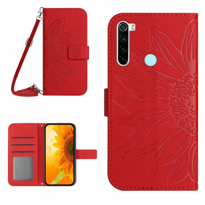 Skin Feel Sun Flower Pattern Flip Funda de cuero para teléfono con cordón, For Xiaomi Redmi A1+, For Xiaomi Redmi K30 Pro / Poco F2 Pro, For Xiaomi Redmi K40 / K40 Pro / Poco F3 / F3 Pro / 11i / 11X / 11X Pro, For Xiaomi Redmi K40 / K40 Pro /          ...