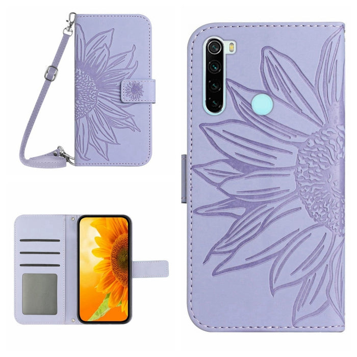 Skin Feel Sun Flower Pattern Flip Funda de cuero para teléfono con cordón, For Xiaomi Redmi A1+, For Xiaomi Redmi K30 Pro / Poco F2 Pro, For Xiaomi Redmi K40 / K40 Pro / Poco F3 / F3 Pro / 11i / 11X / 11X Pro, For Xiaomi Redmi K40 / K40 Pro /          ...
