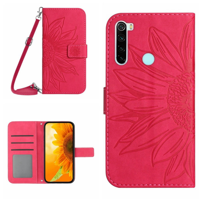 Skin Feel Sun Flower Pattern Flip Funda de cuero para teléfono con cordón, For Xiaomi Redmi A1+, For Xiaomi Redmi K30 Pro / Poco F2 Pro, For Xiaomi Redmi K40 / K40 Pro / Poco F3 / F3 Pro / 11i / 11X / 11X Pro, For Xiaomi Redmi K40 / K40 Pro /          ...