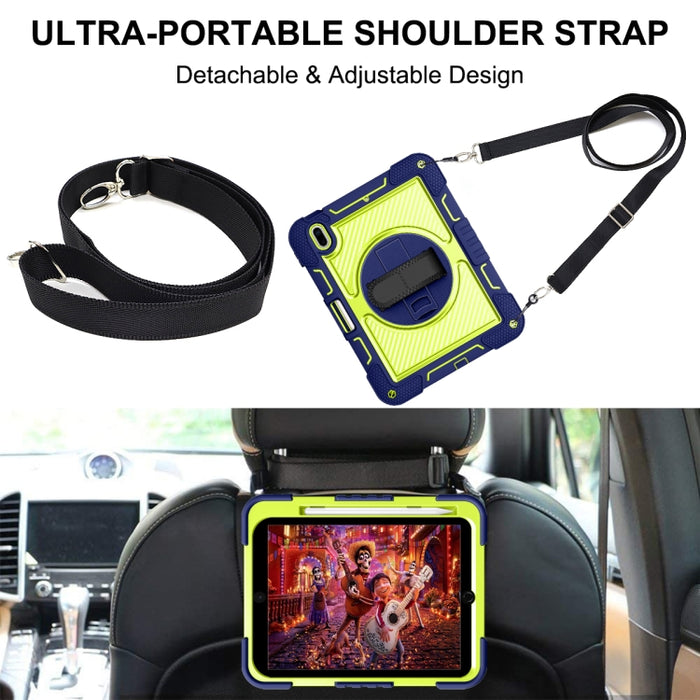 Rotación de 360 grados Color de contraste Funda de silicona a prueba de golpes + PC Tablet