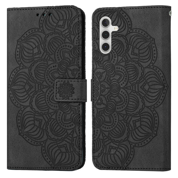 Estuche para teléfono de cuero con tapa en relieve de mandala, For Samsung Galaxy A14 5G, For Samsung Galaxy A23e, For OPPO A17, For OPPO A57 2022, For OPPO Reno8, For OPPO Reno8 Pro, For Samsung Galaxy S23 5G, For Samsung Galaxy S23+ 5G               ...