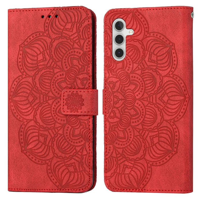 Estuche para teléfono de cuero con tapa en relieve de mandala, For Samsung Galaxy A14 5G, For Samsung Galaxy A23e, For OPPO A17, For OPPO A57 2022, For OPPO Reno8, For OPPO Reno8 Pro, For Samsung Galaxy S23 5G, For Samsung Galaxy S23+ 5G               ...