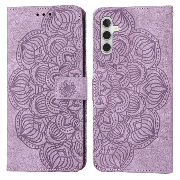 Estuche para teléfono de cuero con tapa en relieve de mandala, For Samsung Galaxy A14 5G, For Samsung Galaxy A23e, For OPPO A17, For OPPO A57 2022, For OPPO Reno8, For OPPO Reno8 Pro, For Samsung Galaxy S23 5G, For Samsung Galaxy S23+ 5G               ...