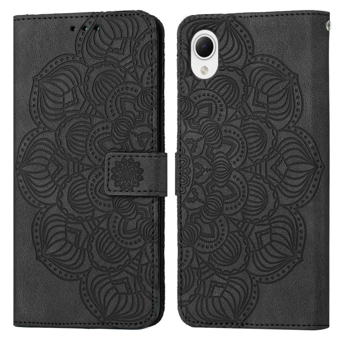 Estuche para teléfono de cuero con tapa en relieve de mandala, For Samsung Galaxy A14 5G, For Samsung Galaxy A23e, For OPPO A17, For OPPO A57 2022, For OPPO Reno8, For OPPO Reno8 Pro, For Samsung Galaxy S23 5G, For Samsung Galaxy S23+ 5G               ...