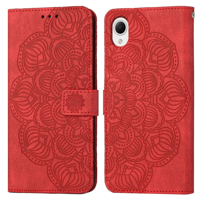 Estuche para teléfono de cuero con tapa en relieve de mandala, For Samsung Galaxy A14 5G, For Samsung Galaxy A23e, For OPPO A17, For OPPO A57 2022, For OPPO Reno8, For OPPO Reno8 Pro, For Samsung Galaxy S23 5G, For Samsung Galaxy S23+ 5G               ...