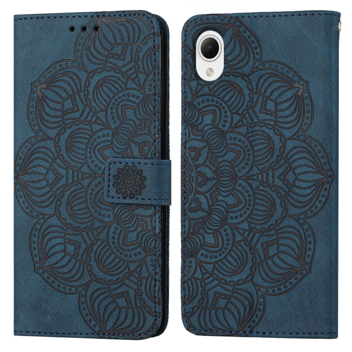 Estuche para teléfono de cuero con tapa en relieve de mandala, For Samsung Galaxy A14 5G, For Samsung Galaxy A23e, For OPPO A17, For OPPO A57 2022, For OPPO Reno8, For OPPO Reno8 Pro, For Samsung Galaxy S23 5G, For Samsung Galaxy S23+ 5G               ...