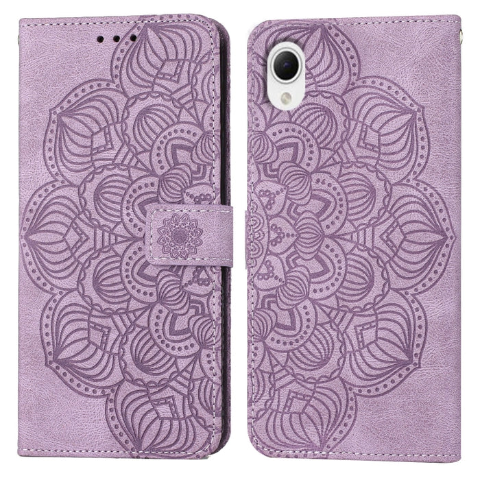Estuche para teléfono de cuero con tapa en relieve de mandala, For Samsung Galaxy A14 5G, For Samsung Galaxy A23e, For OPPO A17, For OPPO A57 2022, For OPPO Reno8, For OPPO Reno8 Pro, For Samsung Galaxy S23 5G, For Samsung Galaxy S23+ 5G               ...