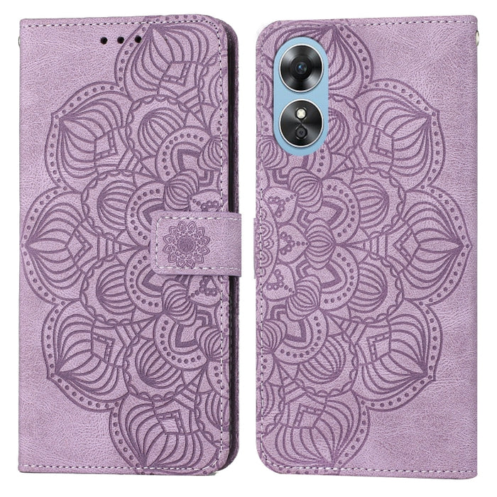 Estuche para teléfono de cuero con tapa en relieve de mandala, For Samsung Galaxy A14 5G, For Samsung Galaxy A23e, For OPPO A17, For OPPO A57 2022, For OPPO Reno8, For OPPO Reno8 Pro, For Samsung Galaxy S23 5G, For Samsung Galaxy S23+ 5G               ...