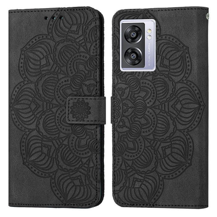 Estuche para teléfono de cuero con tapa en relieve de mandala, For Samsung Galaxy A14 5G, For Samsung Galaxy A23e, For OPPO A17, For OPPO A57 2022, For OPPO Reno8, For OPPO Reno8 Pro, For Samsung Galaxy S23 5G, For Samsung Galaxy S23+ 5G               ...
