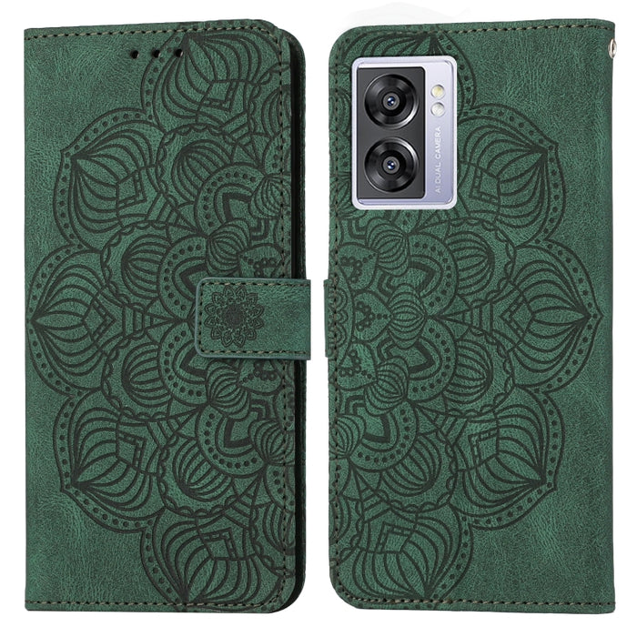 Estuche para teléfono de cuero con tapa en relieve de mandala, For Samsung Galaxy A14 5G, For Samsung Galaxy A23e, For OPPO A17, For OPPO A57 2022, For OPPO Reno8, For OPPO Reno8 Pro, For Samsung Galaxy S23 5G, For Samsung Galaxy S23+ 5G               ...
