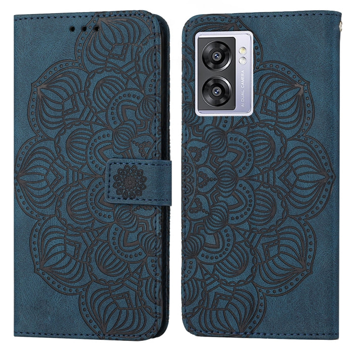 Estuche para teléfono de cuero con tapa en relieve de mandala, For Samsung Galaxy A14 5G, For Samsung Galaxy A23e, For OPPO A17, For OPPO A57 2022, For OPPO Reno8, For OPPO Reno8 Pro, For Samsung Galaxy S23 5G, For Samsung Galaxy S23+ 5G               ...
