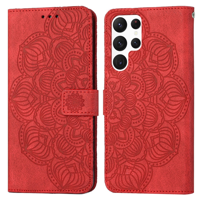 Estuche para teléfono de cuero con tapa en relieve de mandala, For Samsung Galaxy A14 5G, For Samsung Galaxy A23e, For OPPO A17, For OPPO A57 2022, For OPPO Reno8, For OPPO Reno8 Pro, For Samsung Galaxy S23 5G, For Samsung Galaxy S23+ 5G               ...