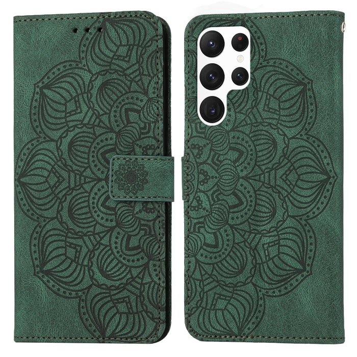 Estuche para teléfono de cuero con tapa en relieve de mandala, For Samsung Galaxy A14 5G, For Samsung Galaxy A23e, For OPPO A17, For OPPO A57 2022, For OPPO Reno8, For OPPO Reno8 Pro, For Samsung Galaxy S23 5G, For Samsung Galaxy S23+ 5G               ...