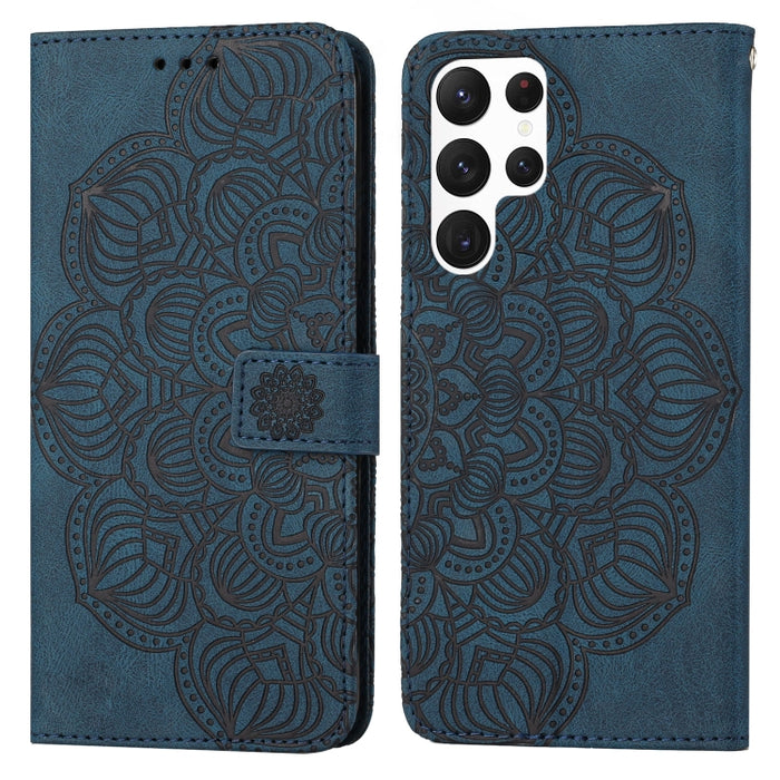 Estuche para teléfono de cuero con tapa en relieve de mandala, For Samsung Galaxy A14 5G, For Samsung Galaxy A23e, For OPPO A17, For OPPO A57 2022, For OPPO Reno8, For OPPO Reno8 Pro, For Samsung Galaxy S23 5G, For Samsung Galaxy S23+ 5G               ...