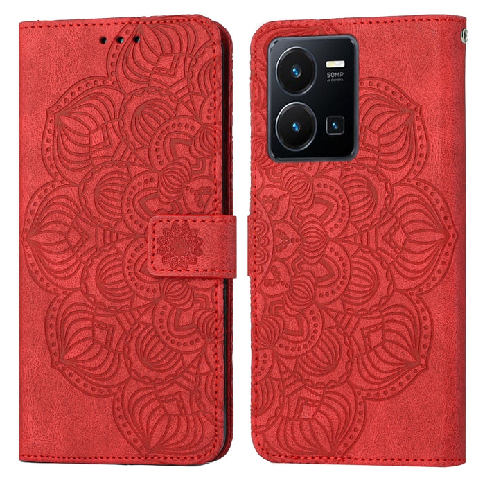 Estuche para teléfono de cuero con tapa en relieve de mandala, For Samsung Galaxy A14 5G, For Samsung Galaxy A23e, For OPPO A17, For OPPO A57 2022, For OPPO Reno8, For OPPO Reno8 Pro, For Samsung Galaxy S23 5G, For Samsung Galaxy S23+ 5G               ...