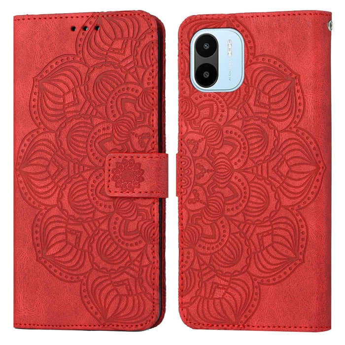Estuche para teléfono de cuero con tapa en relieve de mandala, For Samsung Galaxy A14 5G, For Samsung Galaxy A23e, For OPPO A17, For OPPO A57 2022, For OPPO Reno8, For OPPO Reno8 Pro, For Samsung Galaxy S23 5G, For Samsung Galaxy S23+ 5G               ...