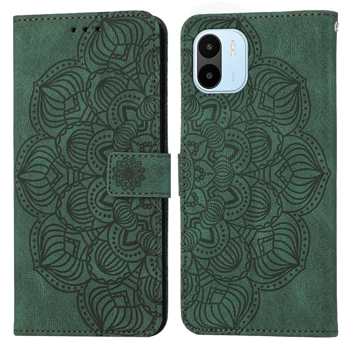 Estuche para teléfono de cuero con tapa en relieve de mandala, For Samsung Galaxy A14 5G, For Samsung Galaxy A23e, For OPPO A17, For OPPO A57 2022, For OPPO Reno8, For OPPO Reno8 Pro, For Samsung Galaxy S23 5G, For Samsung Galaxy S23+ 5G               ...