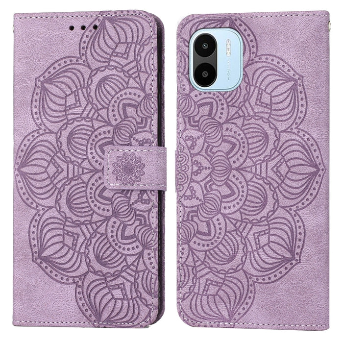 Estuche para teléfono de cuero con tapa en relieve de mandala, For Samsung Galaxy A14 5G, For Samsung Galaxy A23e, For OPPO A17, For OPPO A57 2022, For OPPO Reno8, For OPPO Reno8 Pro, For Samsung Galaxy S23 5G, For Samsung Galaxy S23+ 5G               ...