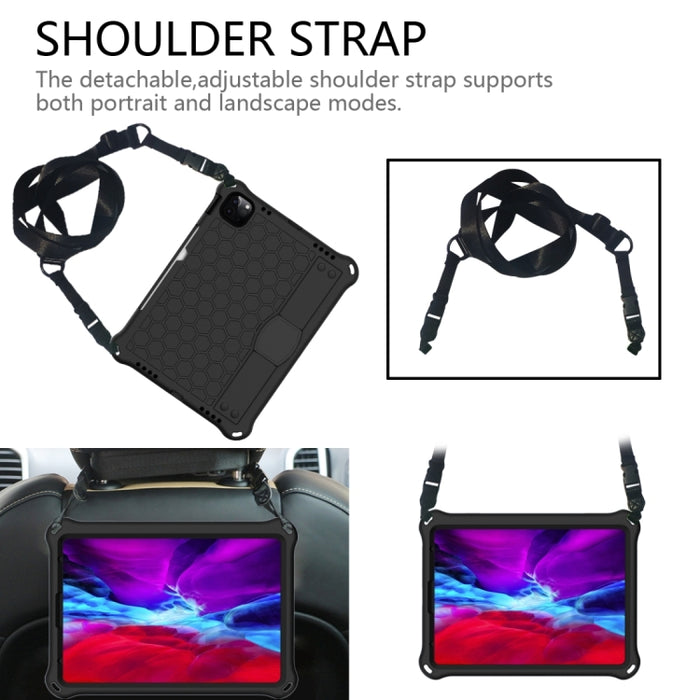 Funda protectora para tableta anticaída EVA + PC con diseño de nido de abeja