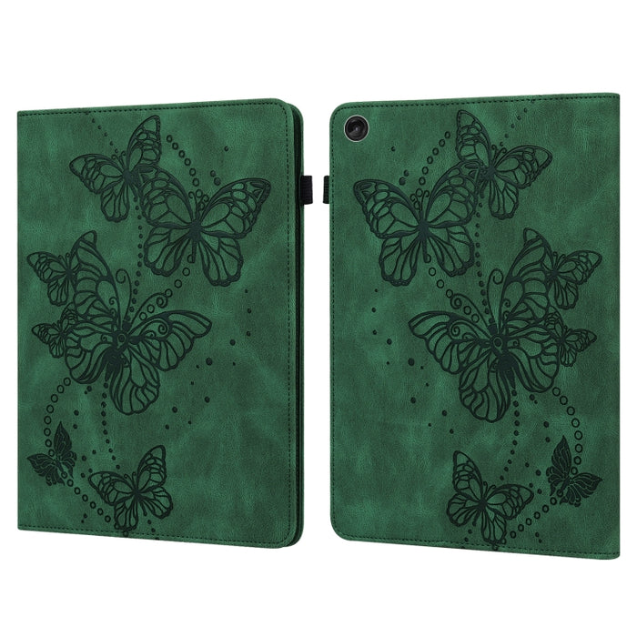 Estuche para tableta de cuero con patrón de mariposa en relieve, For OPPO Pad Air 2022, For Realme Pad X, For Xiaomi Redmi Pad 10.61, For Nokia T20 10.4 2021, For Lenovo Tab M10 3rd Gen