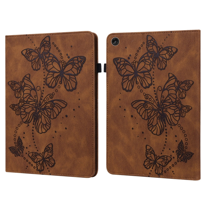 Estuche para tableta de cuero con patrón de mariposa en relieve, For OPPO Pad Air 2022, For Realme Pad X, For Xiaomi Redmi Pad 10.61, For Nokia T20 10.4 2021, For Lenovo Tab M10 3rd Gen